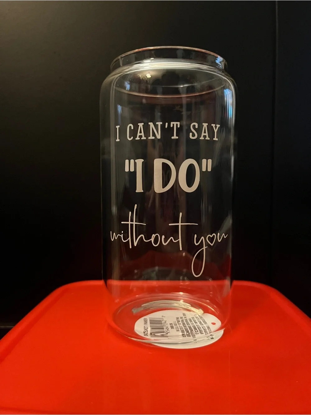 Soda Can Glass- wedding